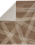 Jaipur Pathways by Verde Home Delhi Trellis Geometric Brown PVH06 Rug