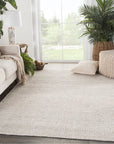Jaipur Rebecca Crispin Solid Ivory Gray RBC05 Rug