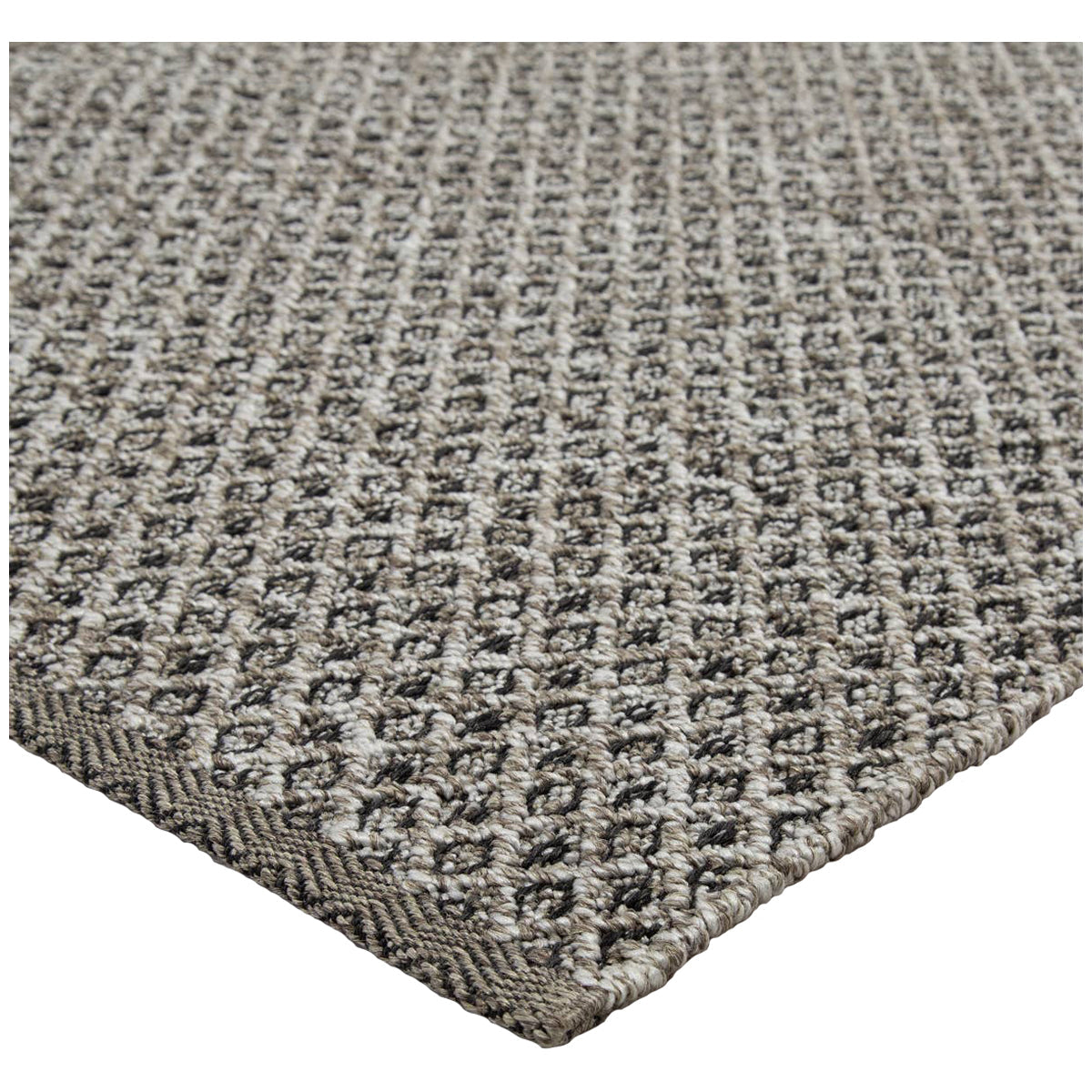 Jaipur Geometric Pattern Gray Neutral Polypropylene NIR02 Rug