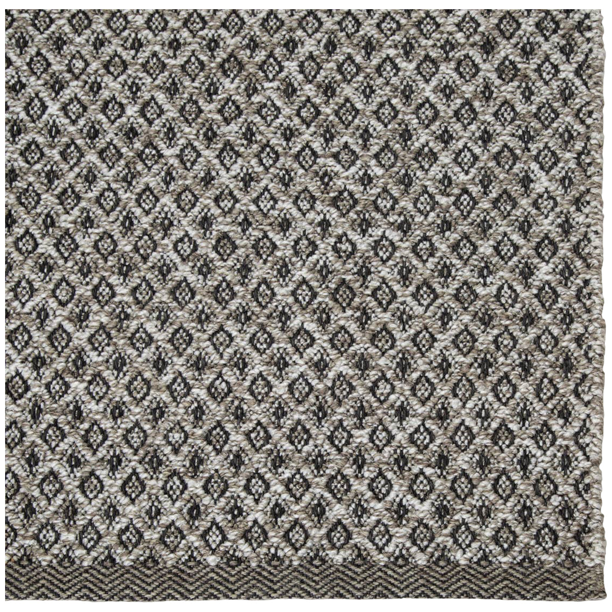 Jaipur Geometric Pattern Gray Neutral Polypropylene NIR02 Rug