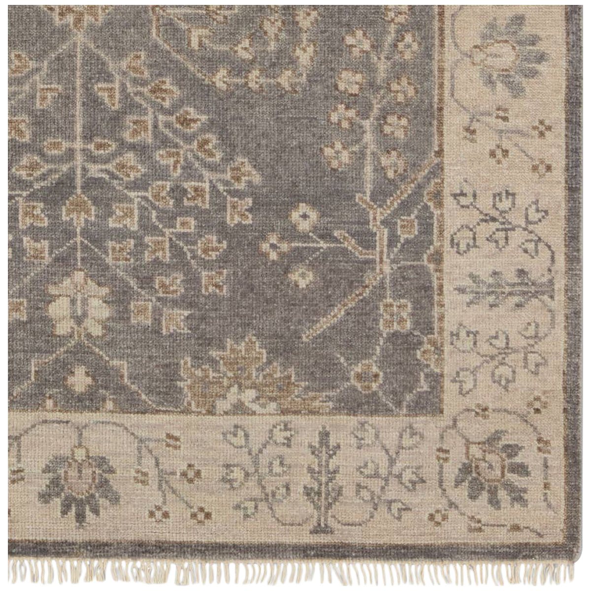 Jaipur Liberty Reagan Bordered LIB02 Gray/Beige Area Rug
