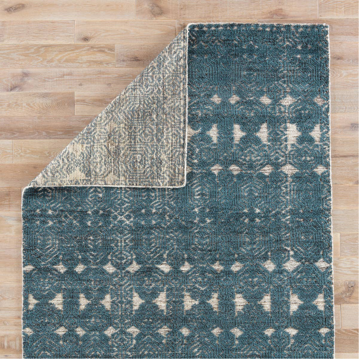 Jaipur Reign Abelle Medallion REI02 Teal/White Area Rug