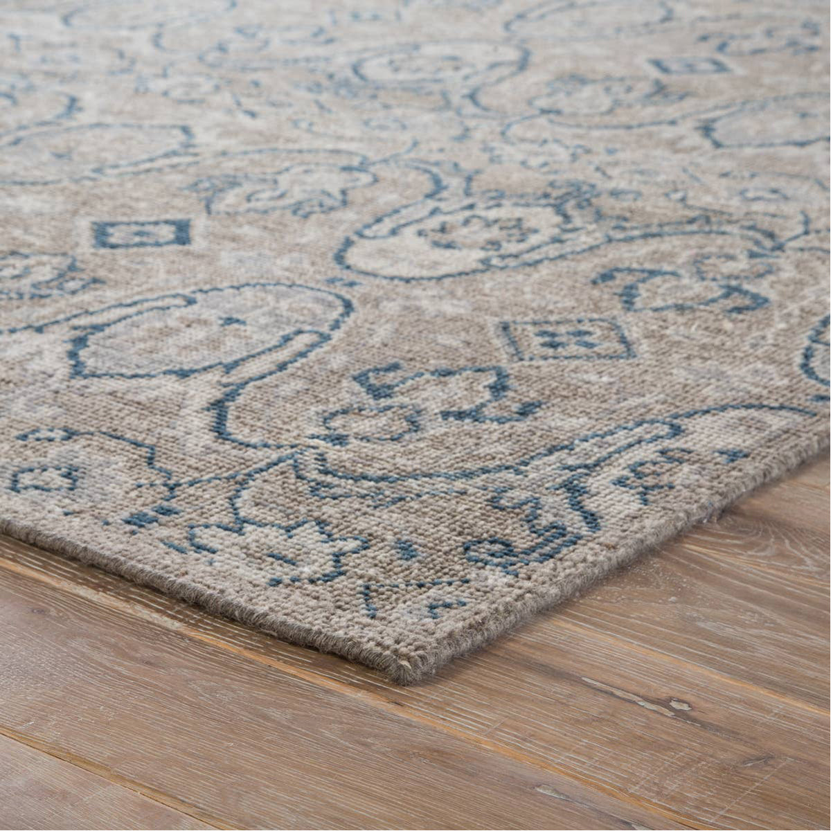 Jaipur Revolution Williamsburg Medallion REL06 Gray/Navy Area Rug