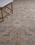 Jaipur Revolution Wyndham Trellis Oriental Light Gray Tan REL12 Rug