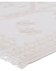 Jaipur Revelry Ollin Medallion Tribal White Cream RVR01 Rug
