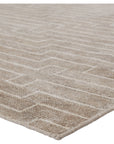 Jaipur Satellite Alloy Stripes Geometric Light Taupe White SAT08 Rug