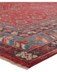Jaipur Salinas Donte Oriental Border Red Blue SLN13 Rug