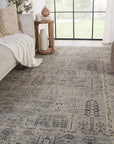 Jaipur Salinas Ginerva Oriental Floral Gray SLN15 Rug
