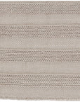 Jaipur Santa Barbara Miradero Stripes Textured Light Gray SNB02 Rug