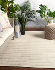 Jaipur Santa Barbara Miradero Stripes Textured Ivory SNB03 Rug