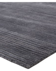 Jaipur Second Sunset Gradient Solid Stripes Dark Blue Gray SST05 Rug