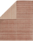 Jaipur Second Sunset Gradient Solid Stripes Dark Pink Cream SST06 Rug