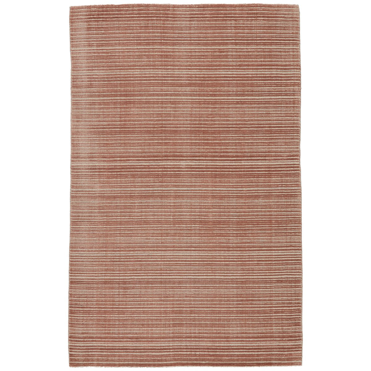 Jaipur Second Sunset Gradient Solid Stripes Dark Pink Cream SST06 Rug
