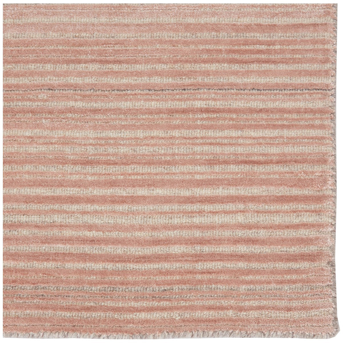 Jaipur Second Sunset Gradient Solid Stripes Pink Cream SST08 Rug