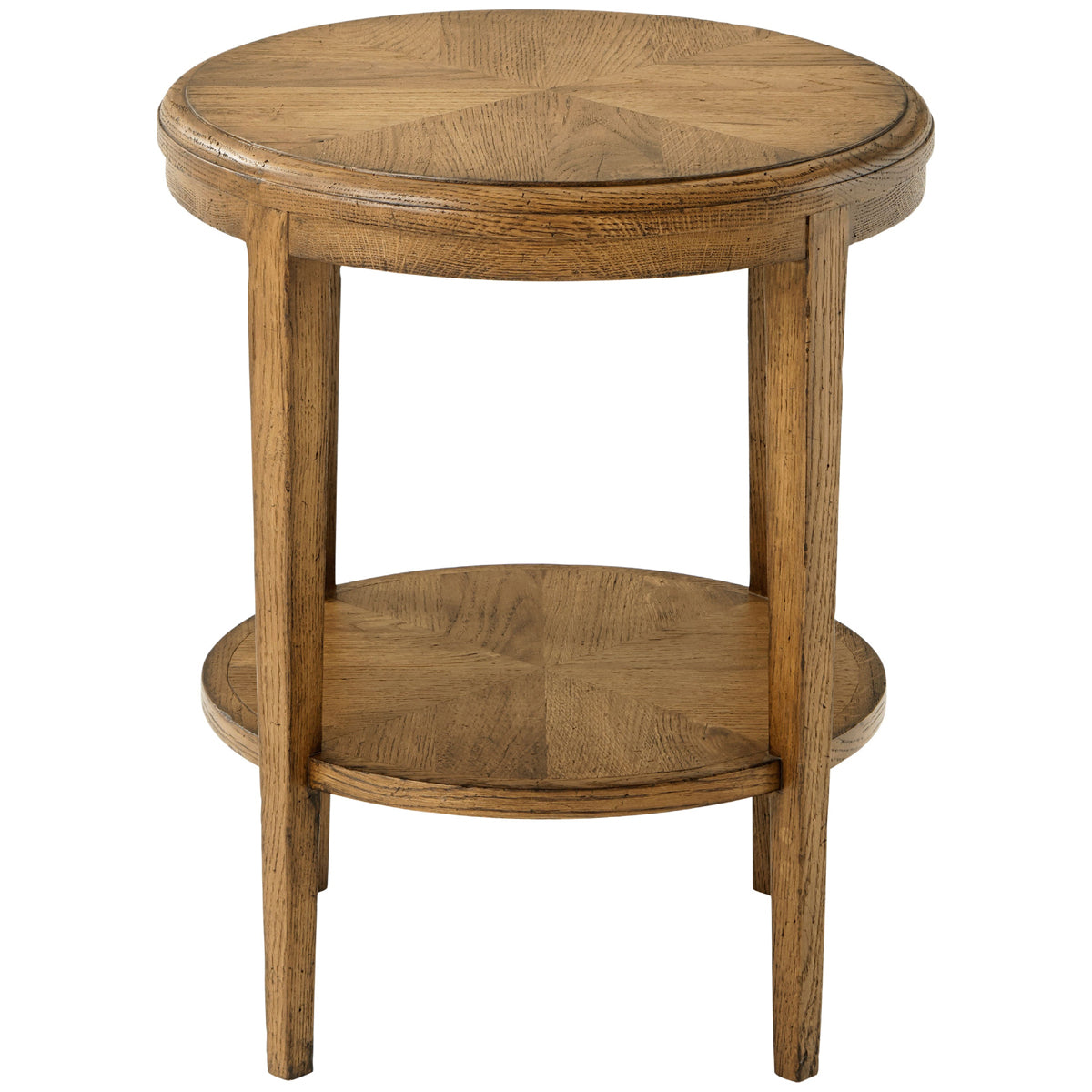 Theodore Alexander Nova Two-Tiered Round Side Table