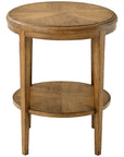Theodore Alexander Nova Two-Tiered Round Side Table