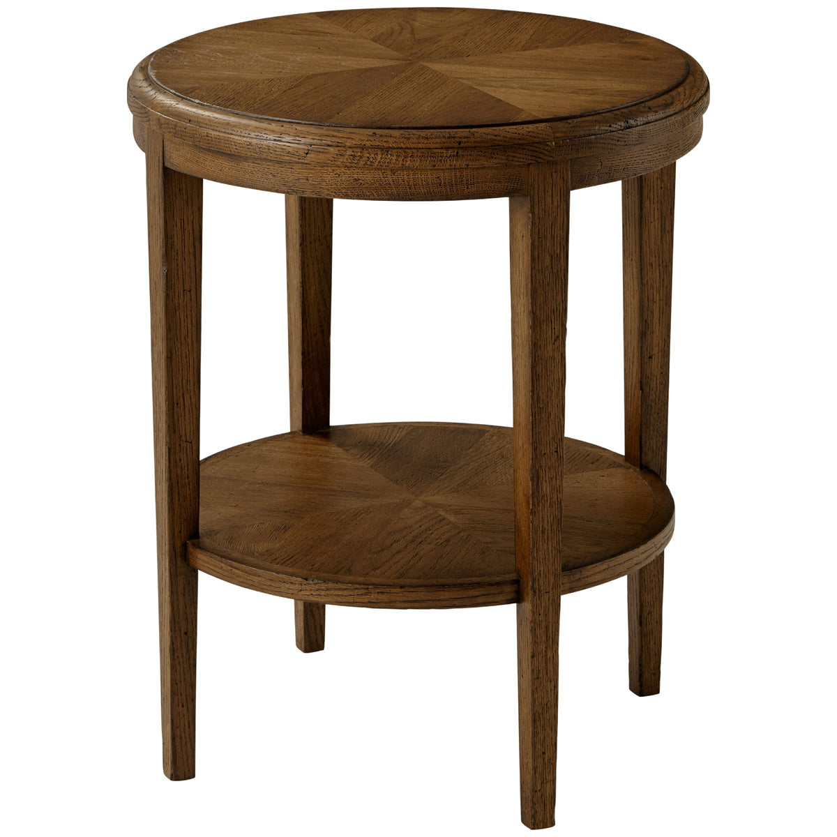 Theodore Alexander Nova Two-Tiered Round Side Table