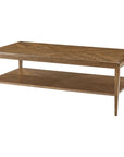 Theodore Alexander Nova Undertier Shelf Cocktail Table
