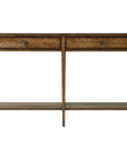 Theodore Alexander Nova Two Frieze Drawers Console Table