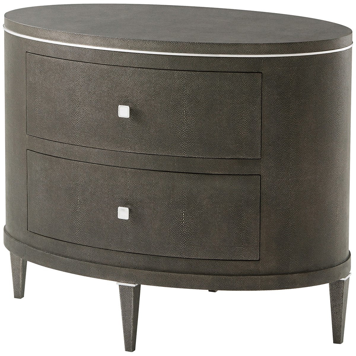 Theodore Alexander Eli Oval Nightstand