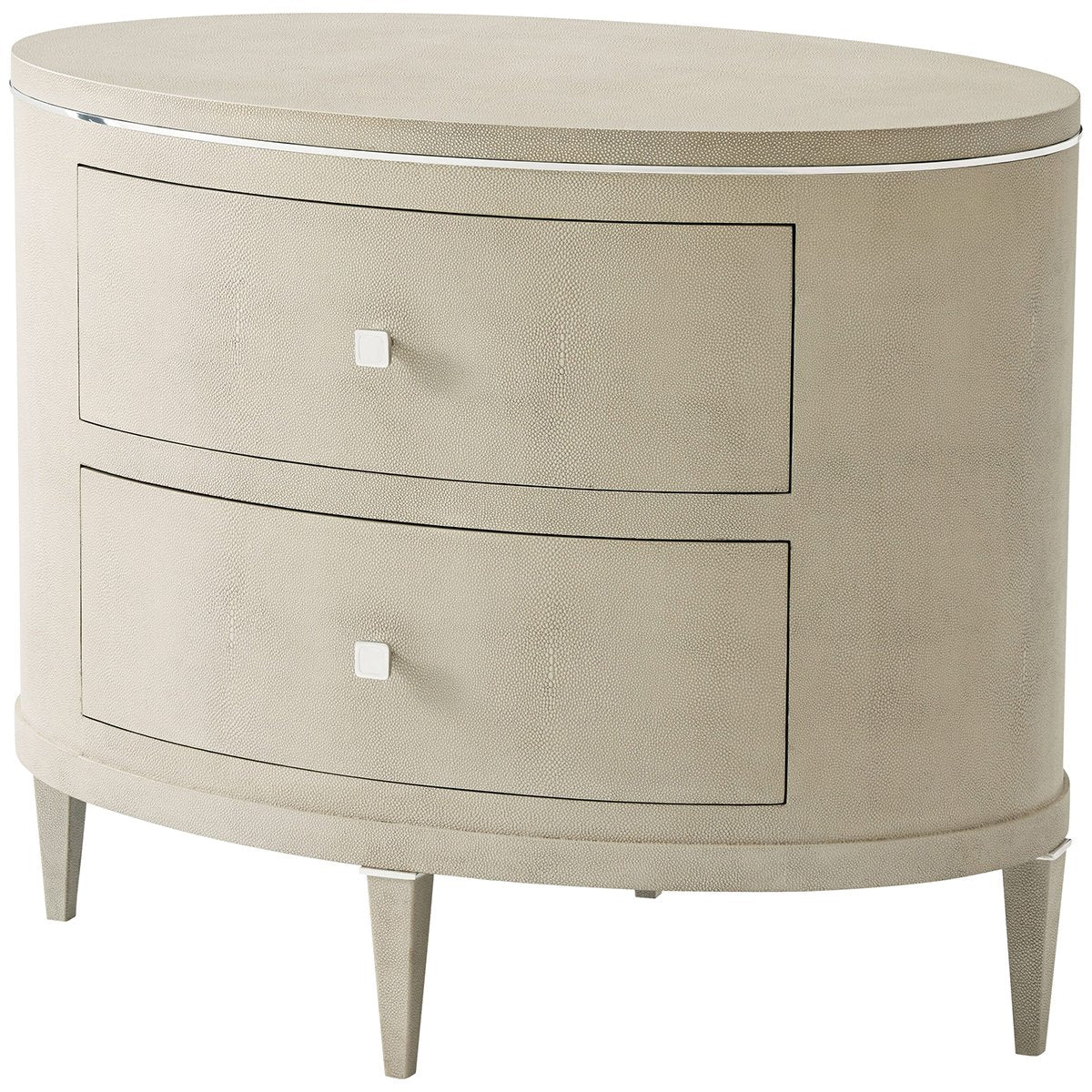 Theodore Alexander Eli Oval Nightstand