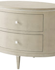Theodore Alexander Eli Oval Nightstand