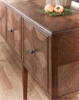 Theodore Alexander Nova Four-Door Rectangular Credenza