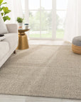Jaipur Tioman Chael Solid Gray Beige TIM03 Rug