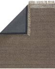 Jaipur The Weekend Sunday Border Solid Light Brown Gray TWK04 Rug