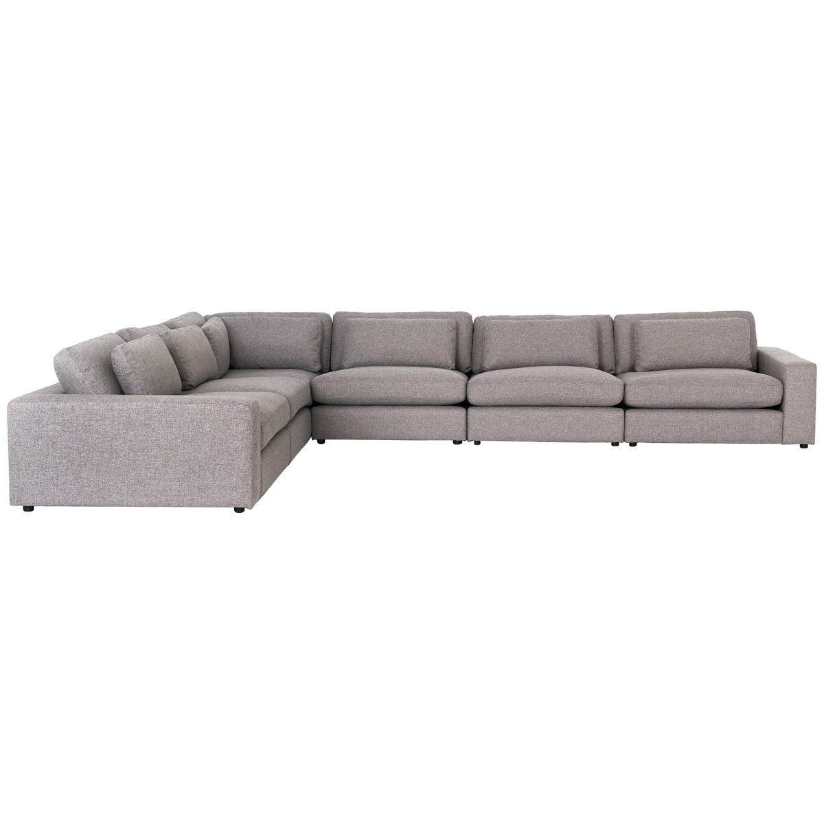 Four Hands Atelier Bloor 6-Piece Sectional - Chess Pewter