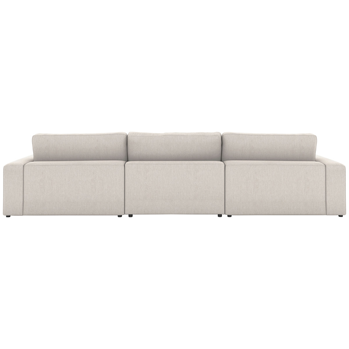 Four Hands Atelier Bloor 3-Piece Sofa Sectional with Ottoman - Natural
