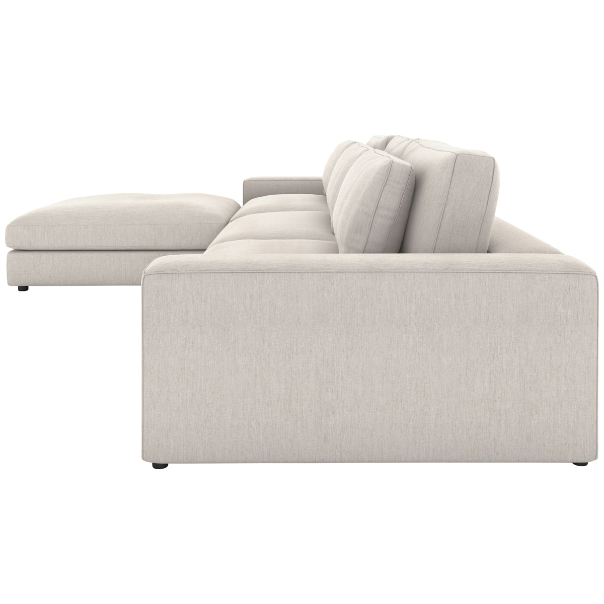 Four Hands Atelier Bloor 3-Piece Sofa Sectional with Ottoman - Natural