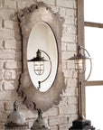 Uttermost Vitravo Oxidized Silver Oval Mirror