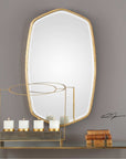 Uttermost Duronia Antiqued Gold Mirror