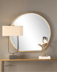 Uttermost Cabell Gold Mirror