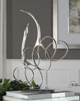 Uttermost Admiration Silver Bird Sculpture