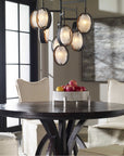 Uttermost Maxin Dark Bronze 9-Light Chandelier