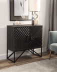 Uttermost Zadie Ebony Accent Cabinet