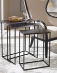 Uttermost Coreene Iron Nesting Tables, 3-Piece Set