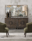 Uttermost Kohana Black Console Cabinet