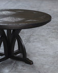 Uttermost Maiva Round Black Dining Table
