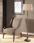 Uttermost Vetralla Silver Bronze Floor Lamp