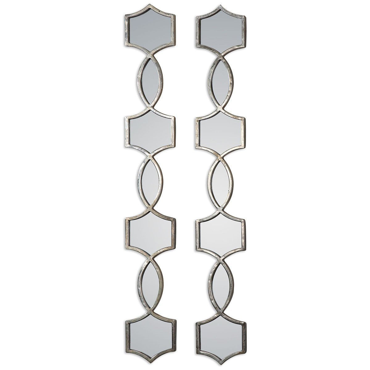 Uttermost Vizela Metal Mirrors, Set of 2
