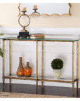 Uttermost Elenio Glass Console Table