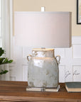 Uttermost Melizzano Ivory-Gray Table Lamp