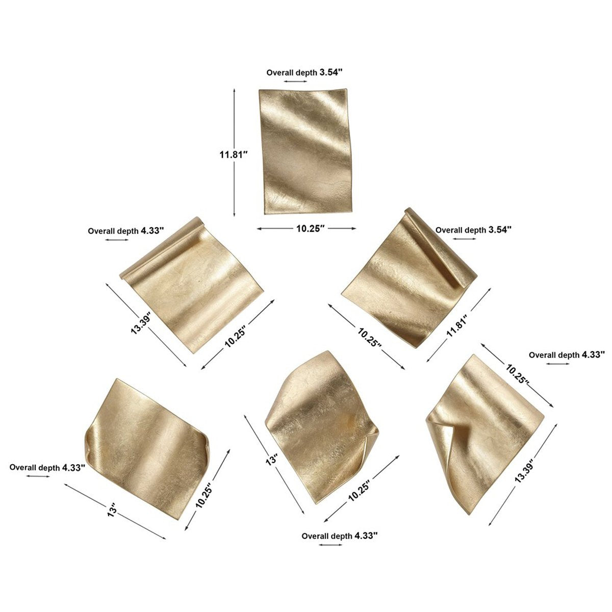 Uttermost Fluttering Pages Wall Decor, 6-Piece Set