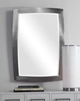 Uttermost Haskill Brushed Nickel Mirror
