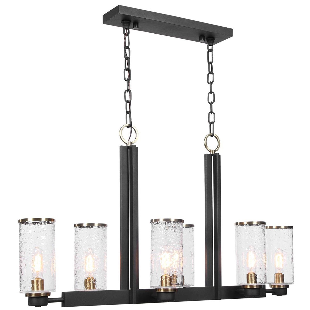 Uttermost Jarsdel 6-Light Industrial Island Light