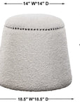 Uttermost Gumdrop Ottoman