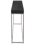 Uttermost Jase Black Concrete Console Table